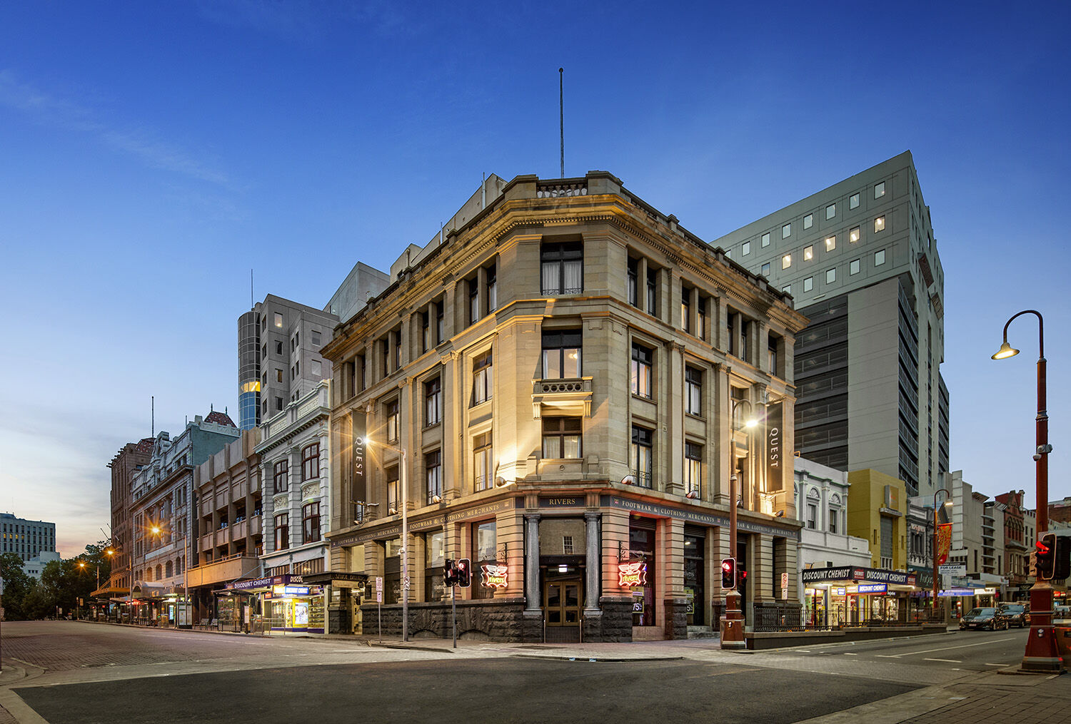 Апарт отель Quest Savoy Хобарт Экстерьер фото